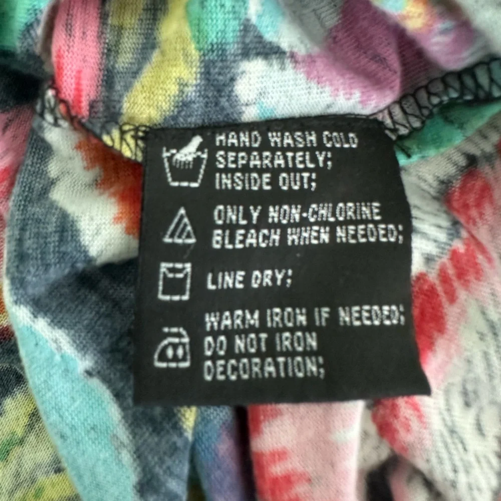 Vintage Pierre Cardin Multicolor Sequins Abstract Floral Top size XL. - Picture 5 of 5